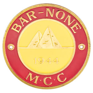 Brass badge 1960's original price 5'/ Walsh collection