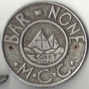 Ernie McAdie badge collection